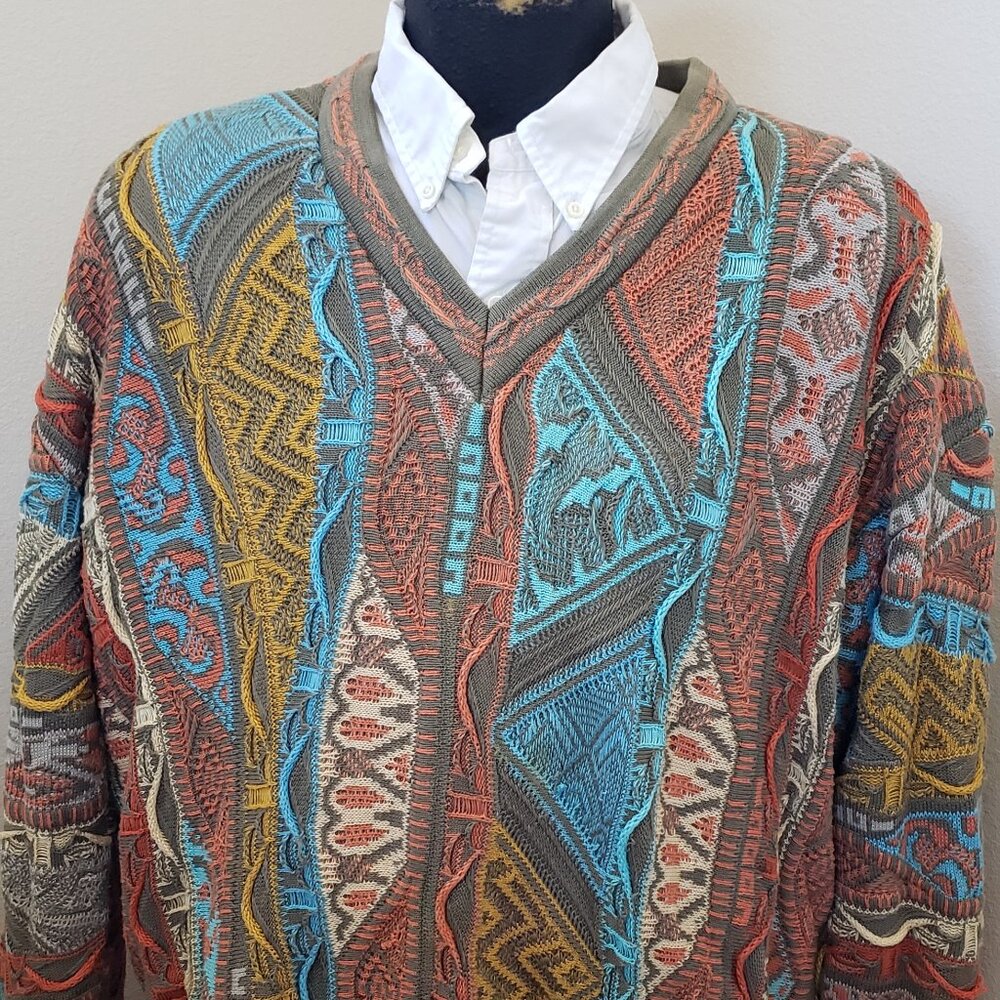 Vintage Men’s Original Australian Knit Sweater Coogi Size XL Australia